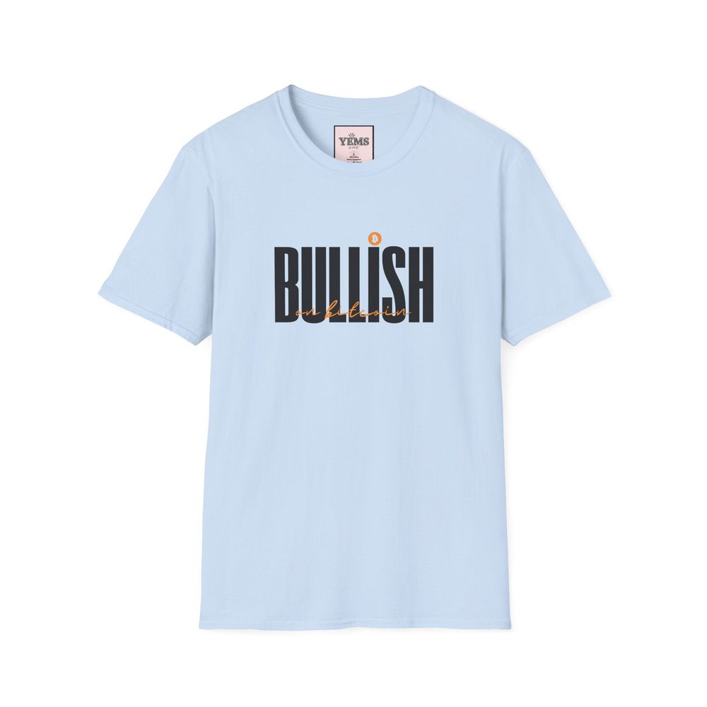 Bullish on Bitcoin T-Shirt – Unisex Crypto Graphic Tee | Bullish Collection Custom Design